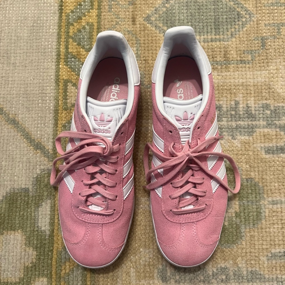 Adidas Gazelle - Pink and White Sneakers